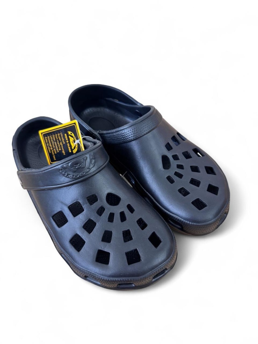 Men's Black Doggers Slip-On Casual Clogs
